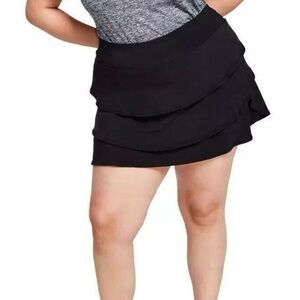 Ideology Black Layered Skort